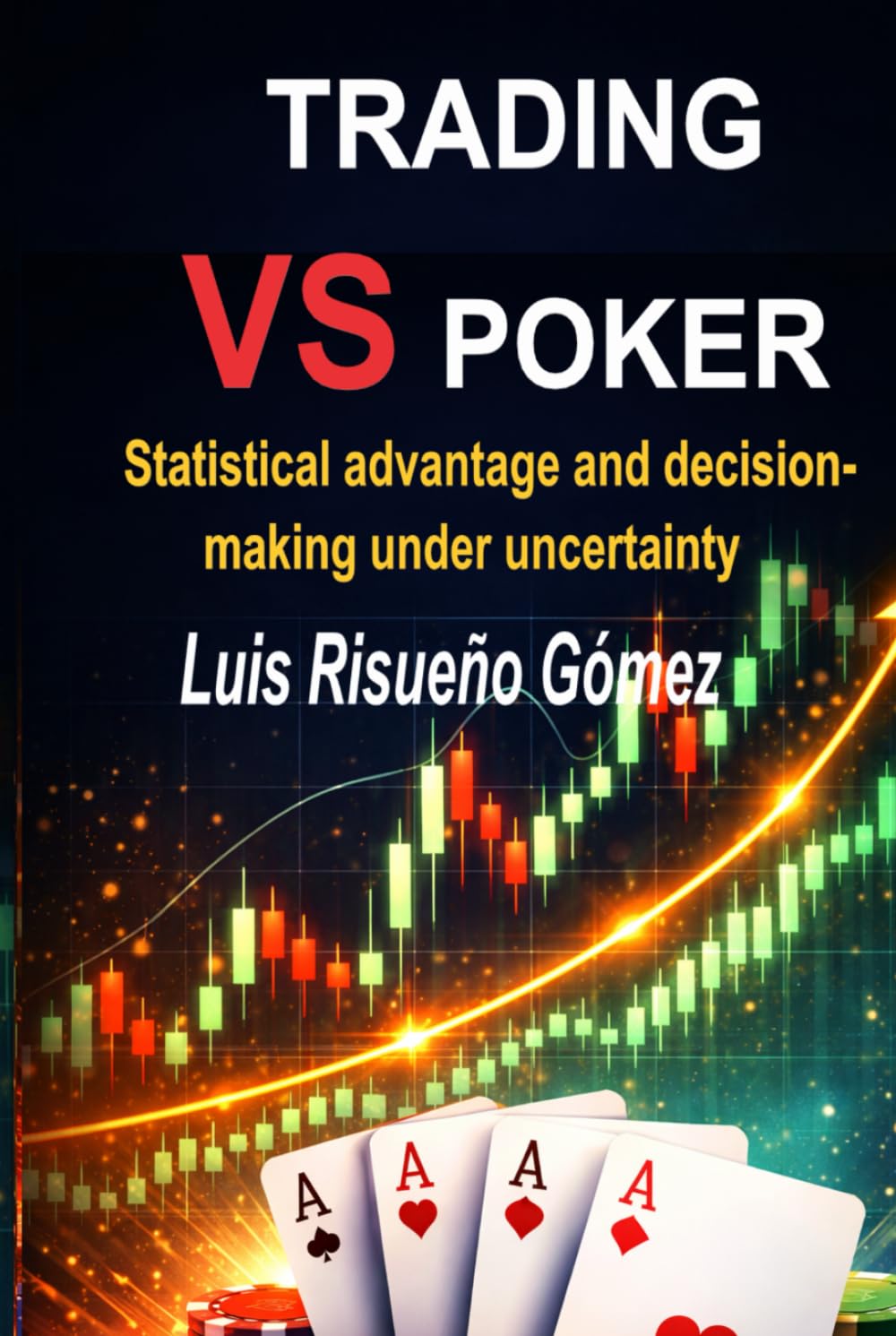TRADING VS POKER: Statistical advantage and decision-making under uncertainty