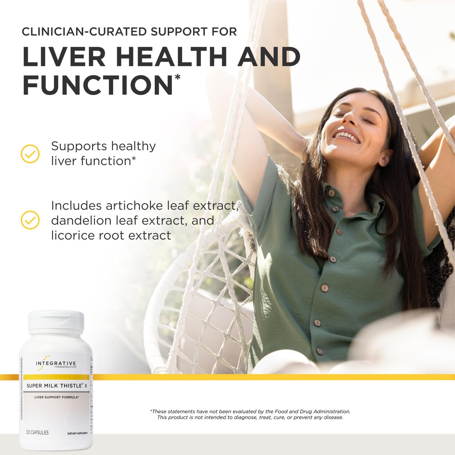 Integrative Therapeutics Super Milk Thistle X, 120 Capsules — Amazon image 2
