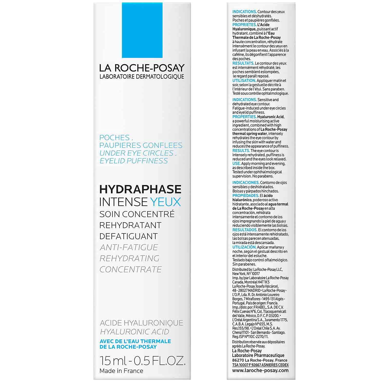 La Roche Posay Hydraphase Intense Hyaluronic Acid Eyes, Reduces Under