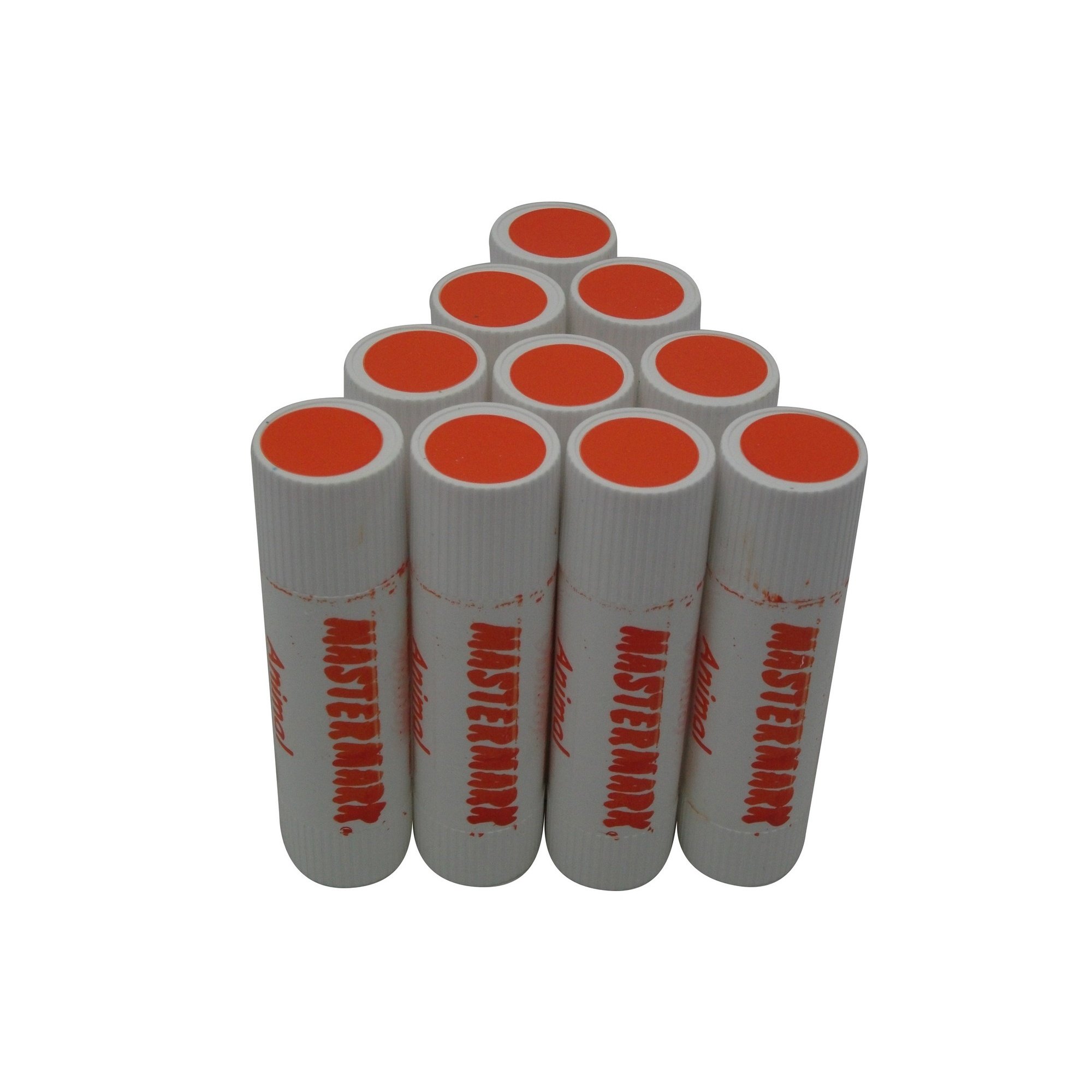 Mastermark Wax Markers Twist Base Orange x 10 Pack