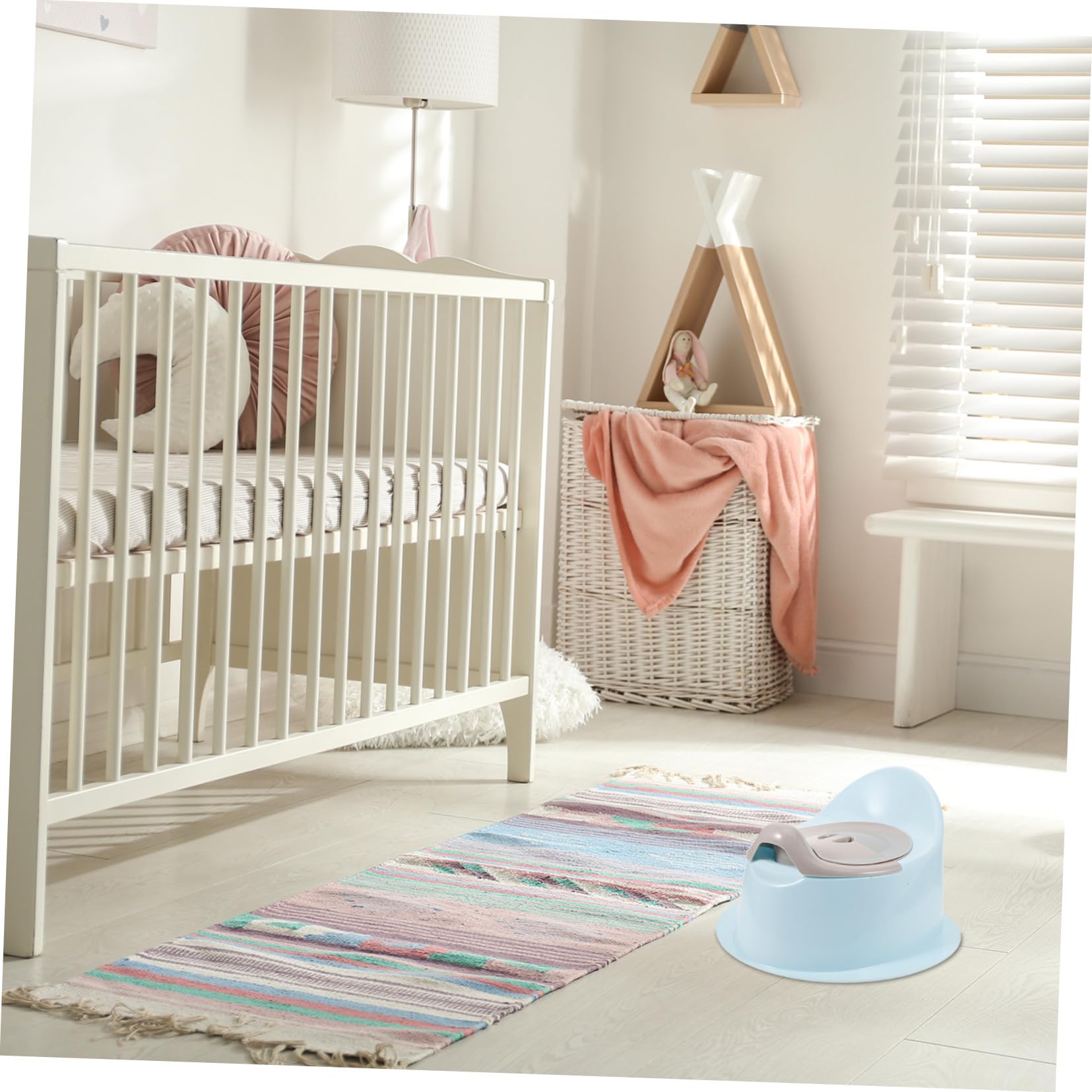 Yardwe Orinal Portátil de Plástico para Bebés, Inodoro de Entrenamiento Multifuncional y Estable, Diseño Simple y Ligero Adecuado Entrenamiento del Baño Infantil