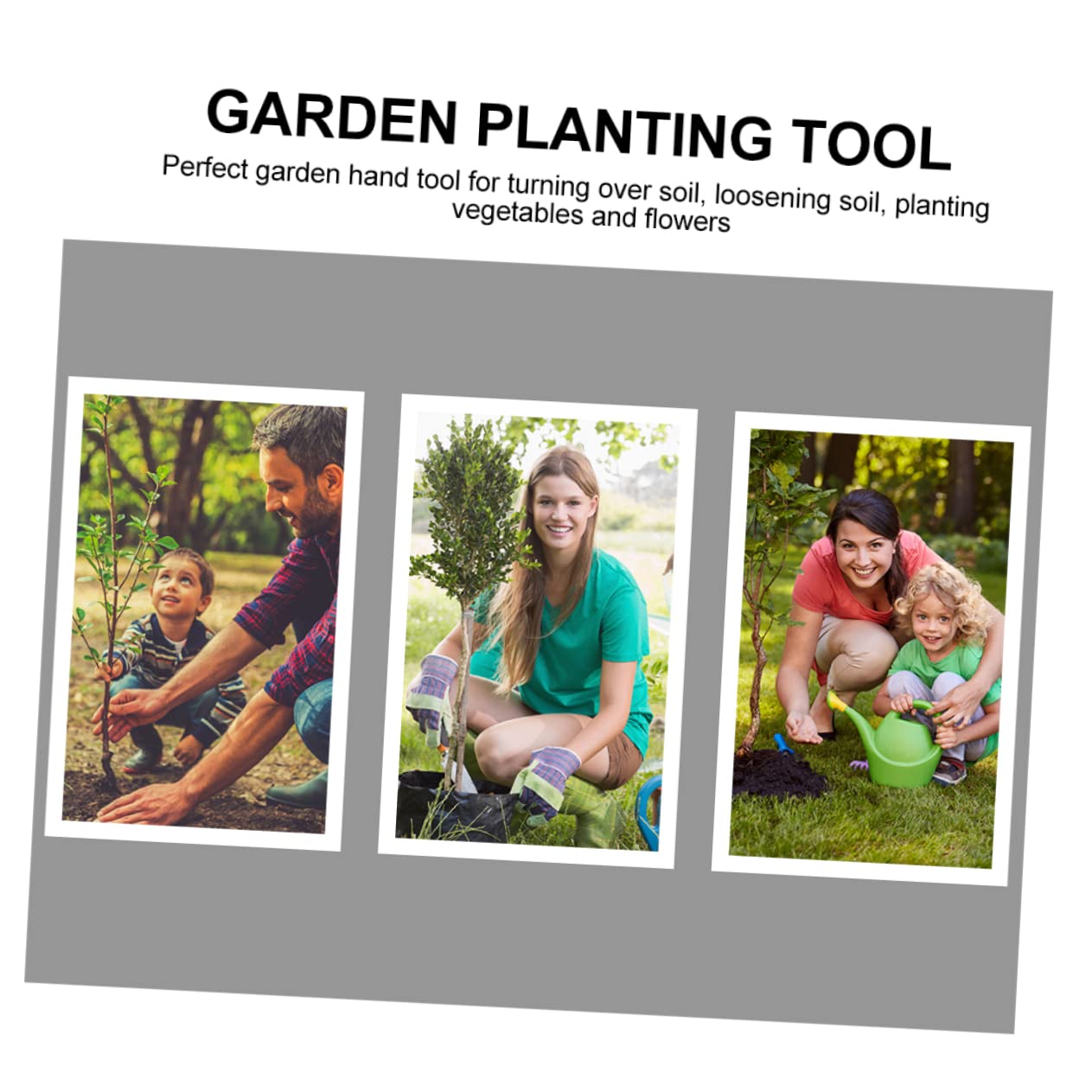 Giardino in Acciaio Inossidabile Leggera e Resistente Zappetta Manuale Multifunzionale per Orto Erbacce e Scavo Attrezzo da Giardinaggio per Piantare e Cura Piante