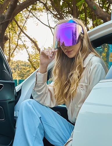 Miniatura 6 de Hapifri Gafas de sol faciales con protección solar física protección UV400 para deportes y exteriores UPF 70