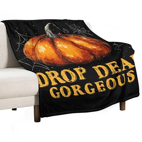 Drop Dead Gorgeous Flannel Fleece Blanket Soft Lightweight Warm Throw