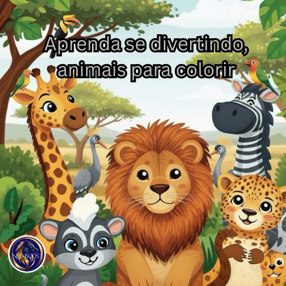 Aprenda se divertindo animais para colorir