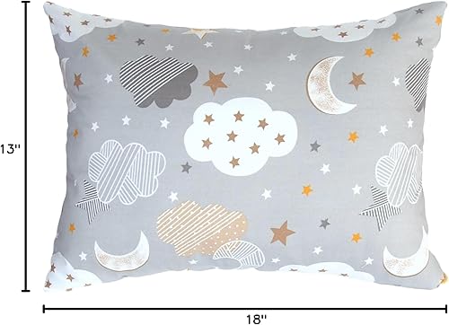 Miniatura 124 de Funda de almohada de algodón para niños pequeños de 13 x 18 pulgadas, funda de almohada de policía para niños, funda de almohada de viaje pequeña
