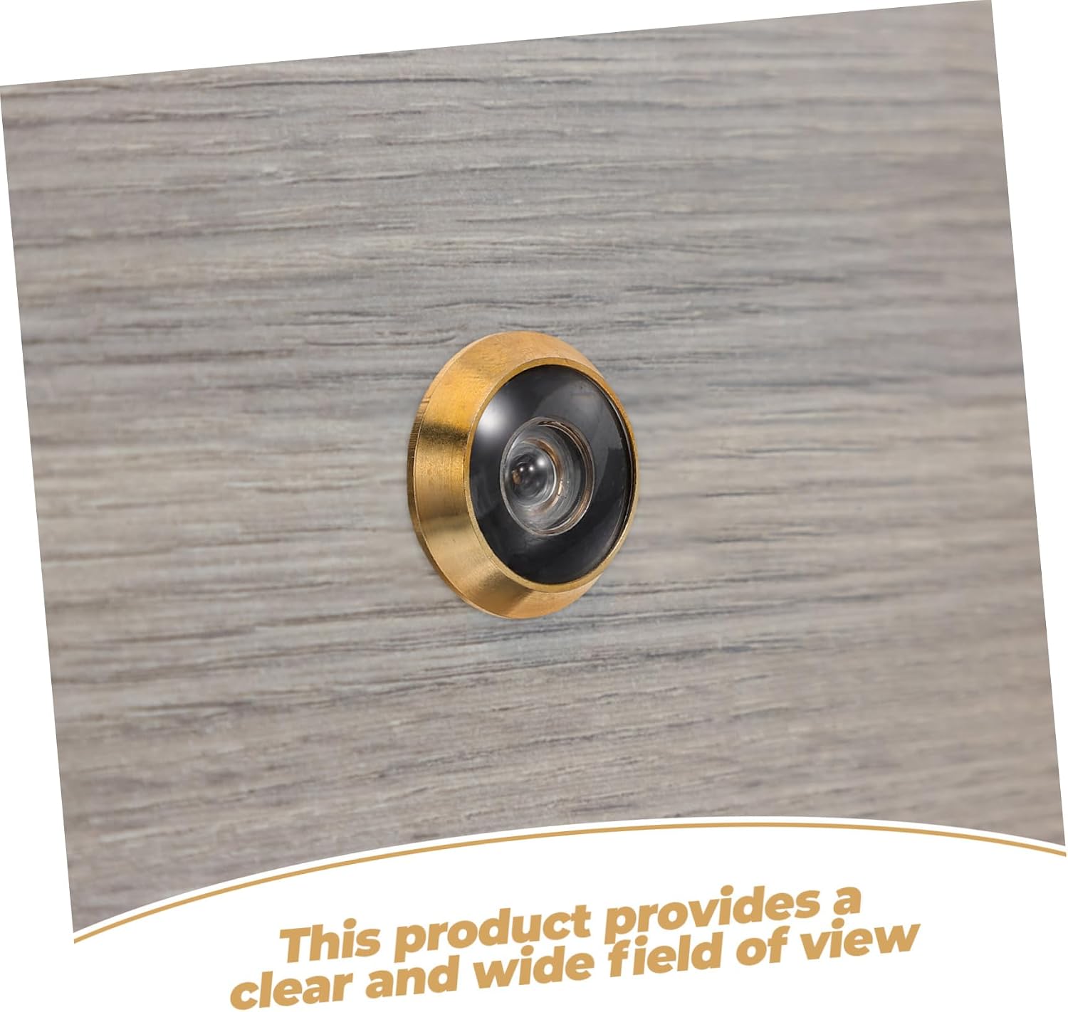 Adjustable Copper Door Viewer with Wide Angle Peephole High Definition Theft Front Door Viewer for Enhanced Security and Peace of Mind