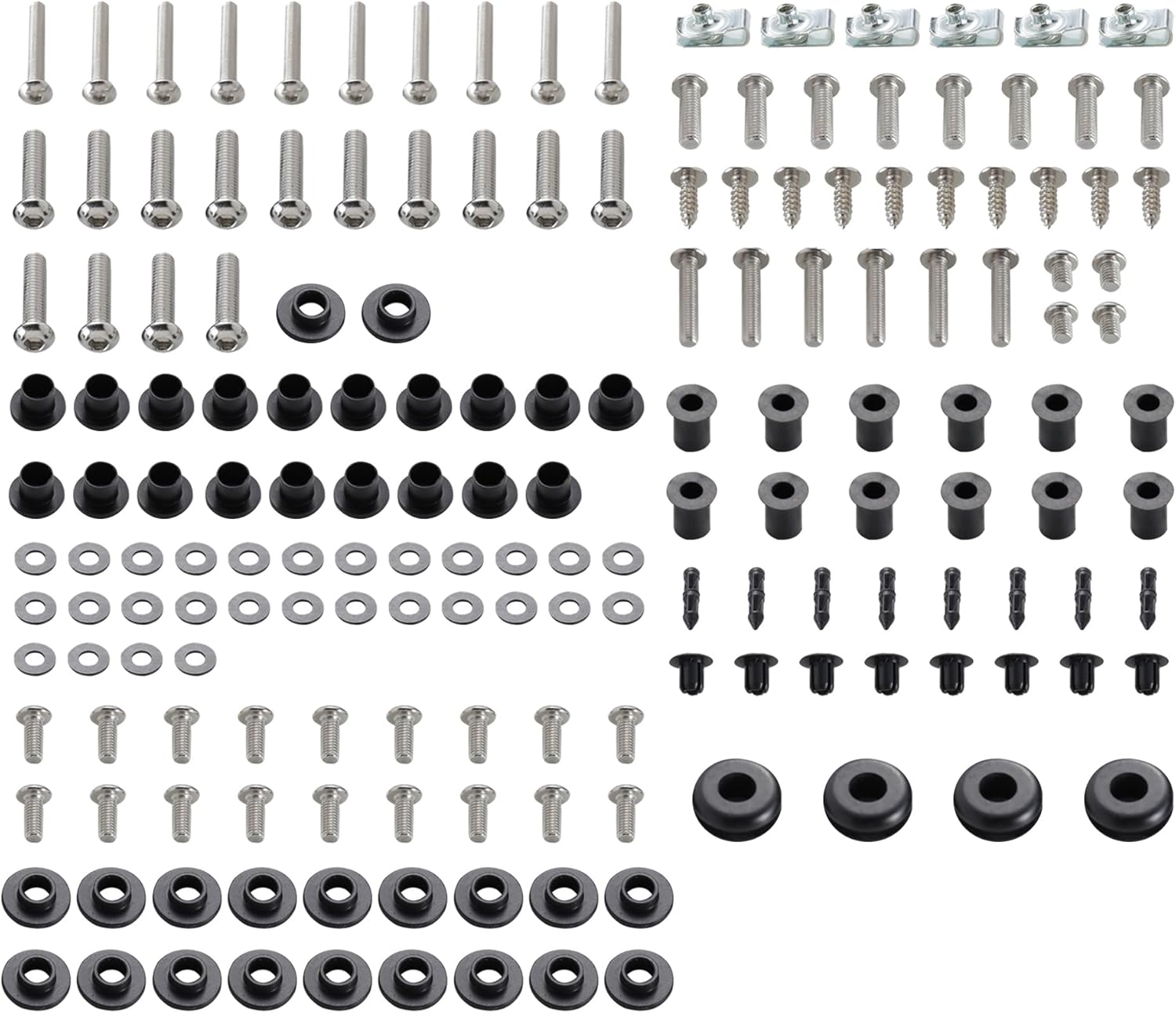 Customoto Stainless Steel Fairing Bolt Kit Compatible With
