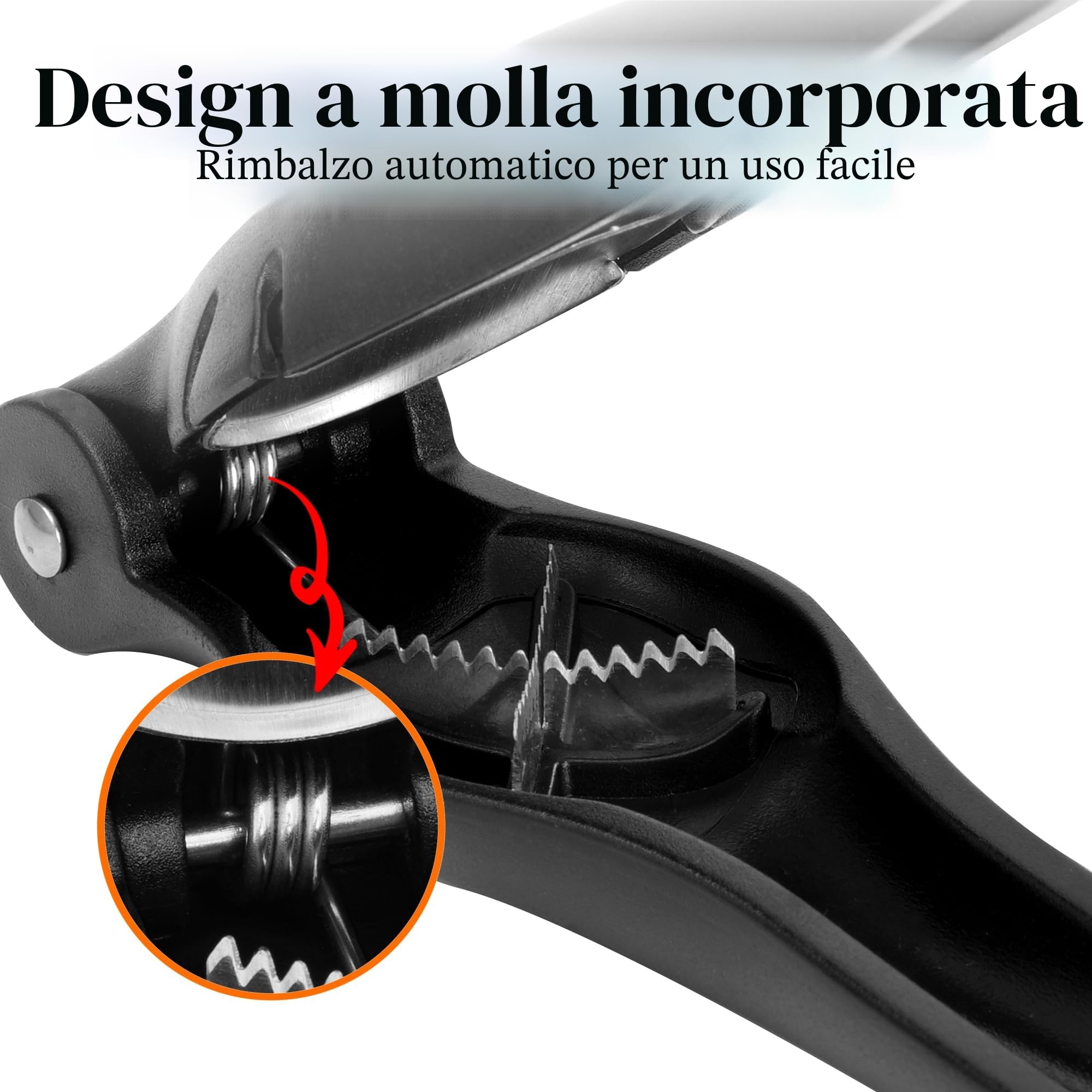 TJ POP Pelapatate per castagne, strumento durevole per tagliare castagne, clip portatile per castagne, nocciole, nocciole, nocciole, nocciole, nocciole, aprifrutta secca, utensile da cucina ergonomico