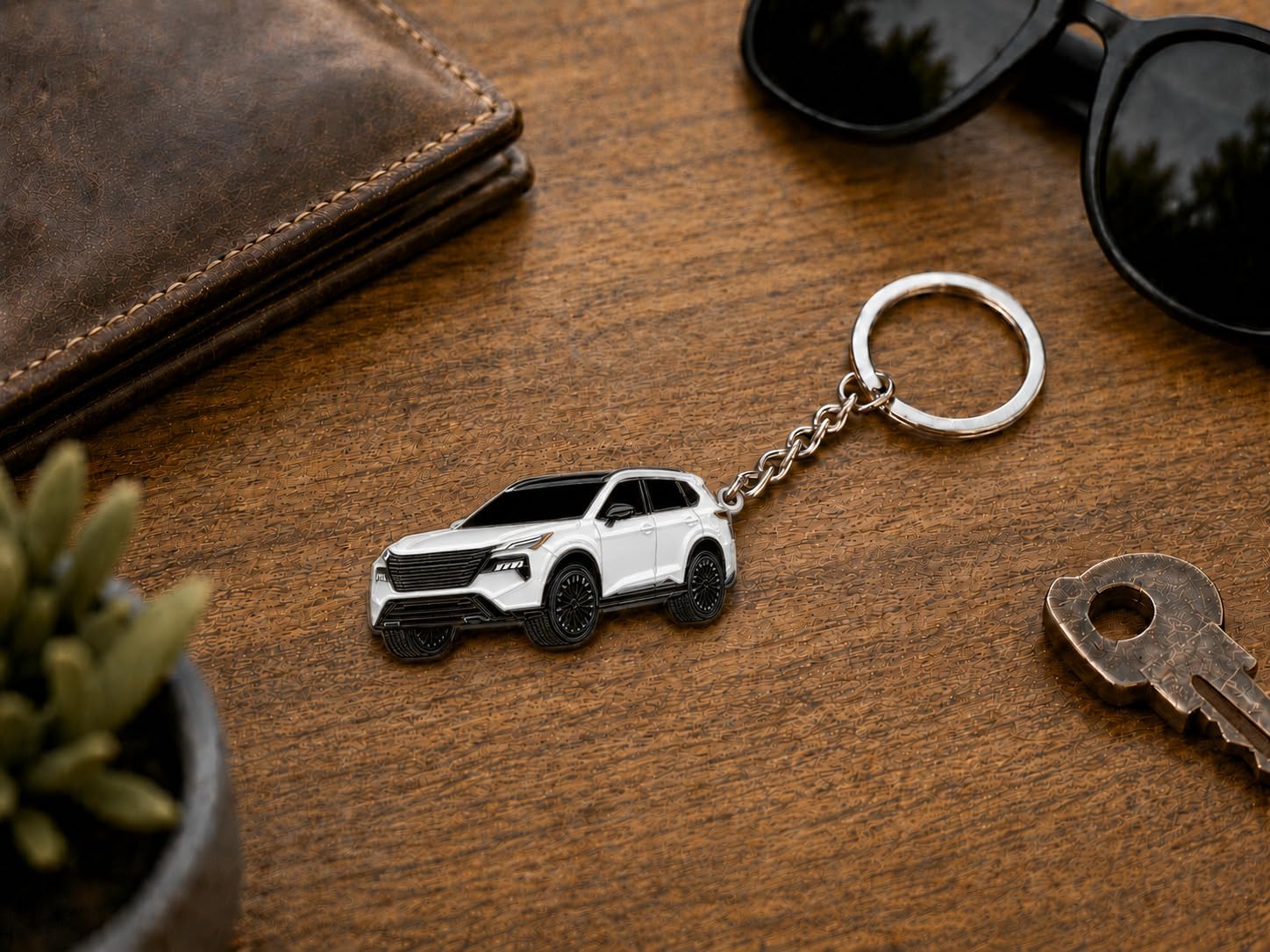 Rogue Metal Keychain - Compatible with Nissan Rogue Accessories SUV Key Fob 2021-2026, 2025 2024 2023