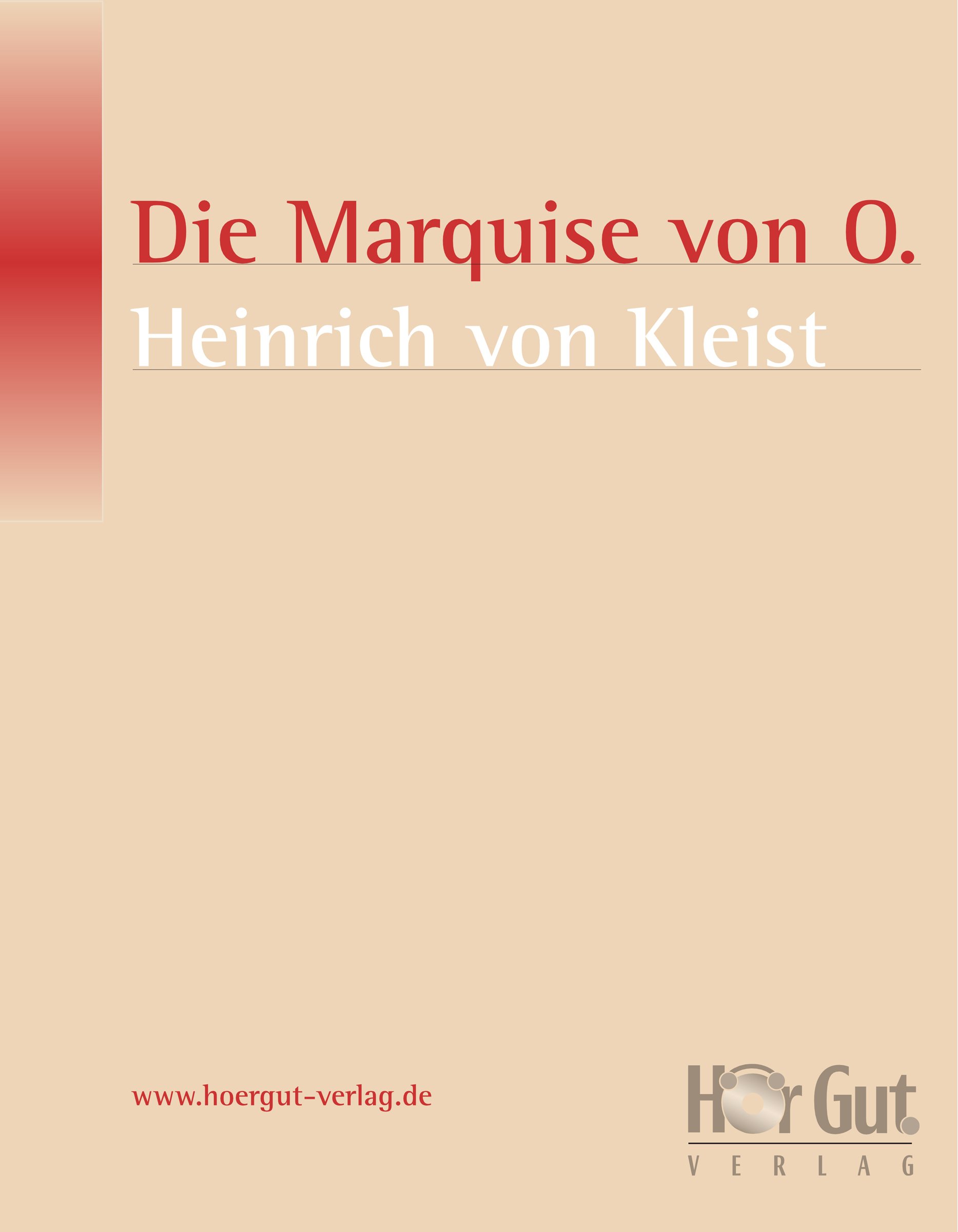 Die Marquise von O...: Erzählung (German Edition)