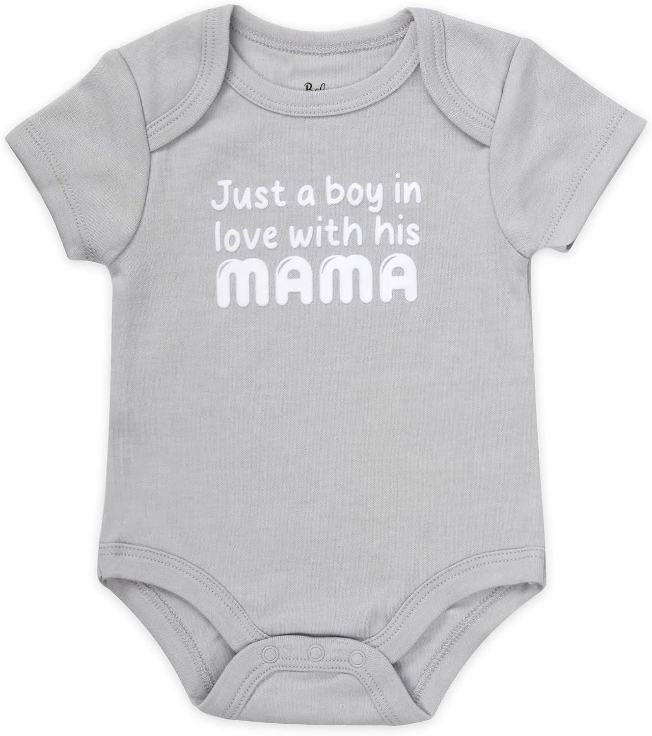 Baby Essentials 6 Pack Bodysuit Set, Baby Boy 6 Piece Newborn Outfit Set, Button Closure, Short Sleeve image 5