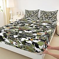 Vista 29 de Manfei Juego de sábanas bajeras de panal de galaxia, tamaño individual, 2 piezas, estampado geométrico hexagonal, funda de cama de cielo estrellado