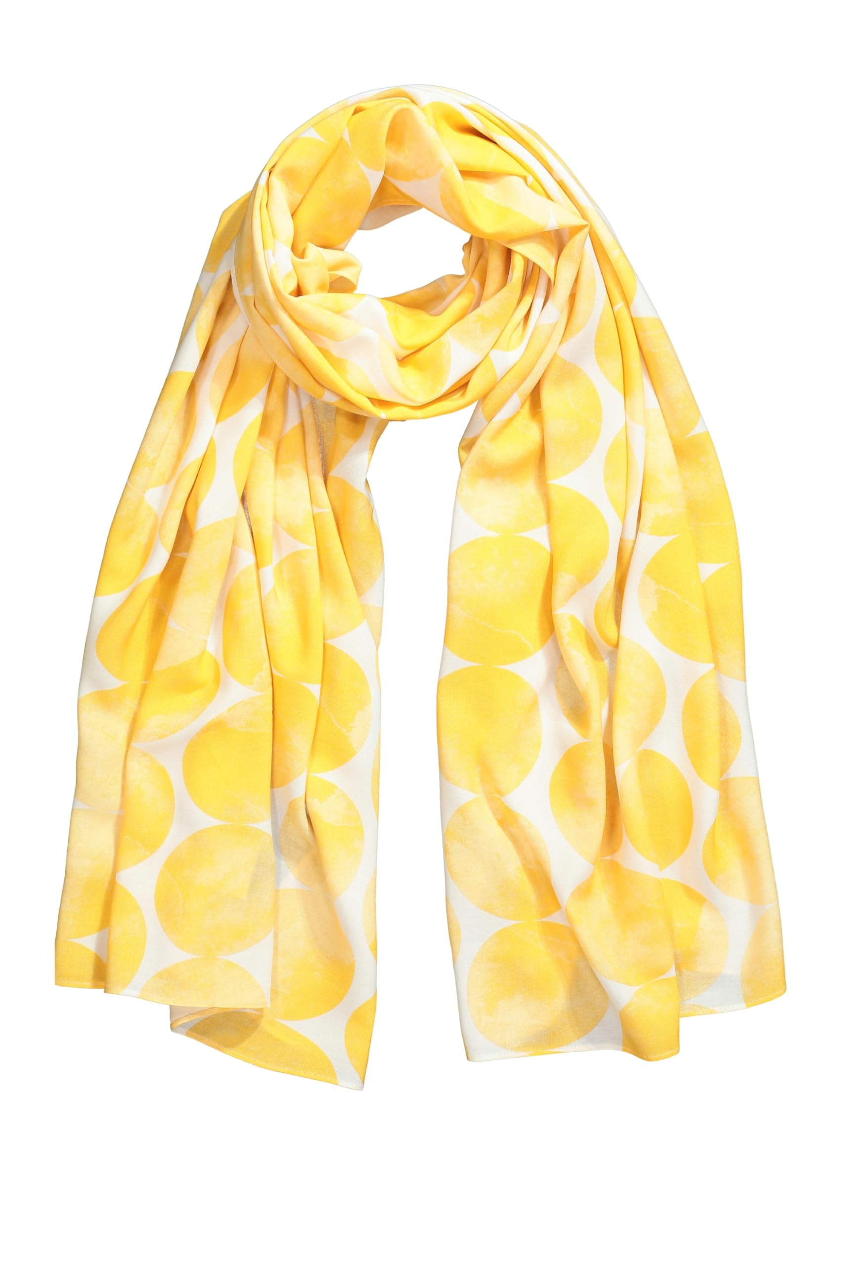 Ulla Popken Damen große Größen Übergrößen Plus Size Schal, Kreise 841098