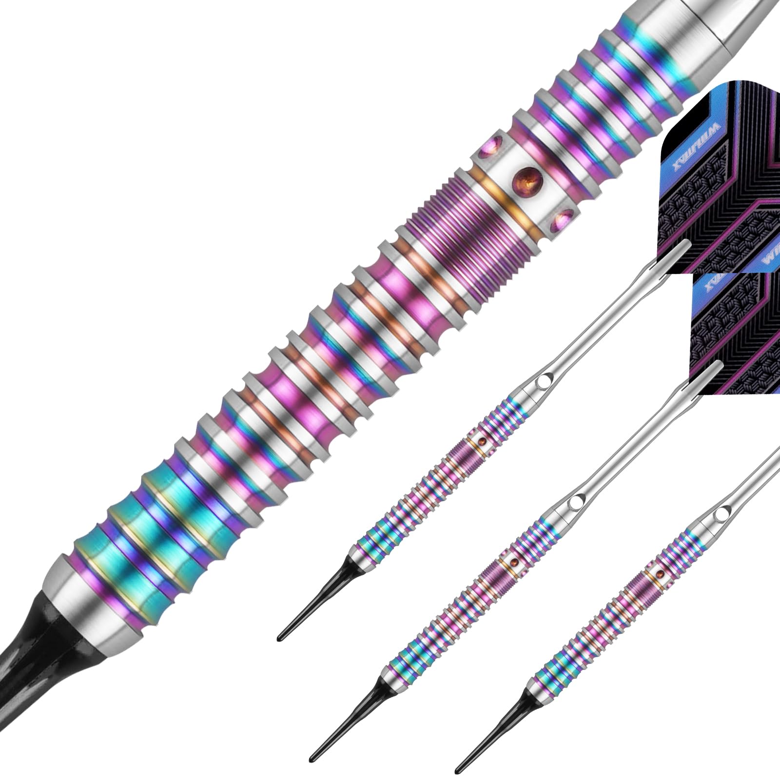 WIN.MAX Dartpfeile 90% Tungsten 3 Stück 90% Wolfram 18 Gramm Dart professionelle