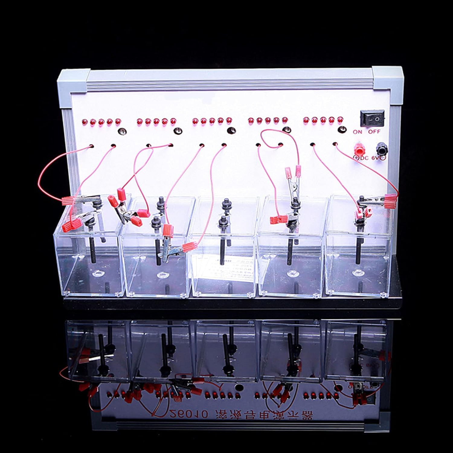 ERoomQ Water Electrolysis Apparatus, Electrolyte Solution Conduction Demonstrator, Chemical Experiment Equipment, Middle School Teaching Equipment Learning Tool