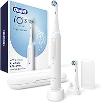 Vista 13 de Oral-B iO Deep Clean Cepillo de dientes recargable eléctrico, negro con iO Series 3 Limited, 2 cabezales de cepillo y estuche de viaje - Sensor