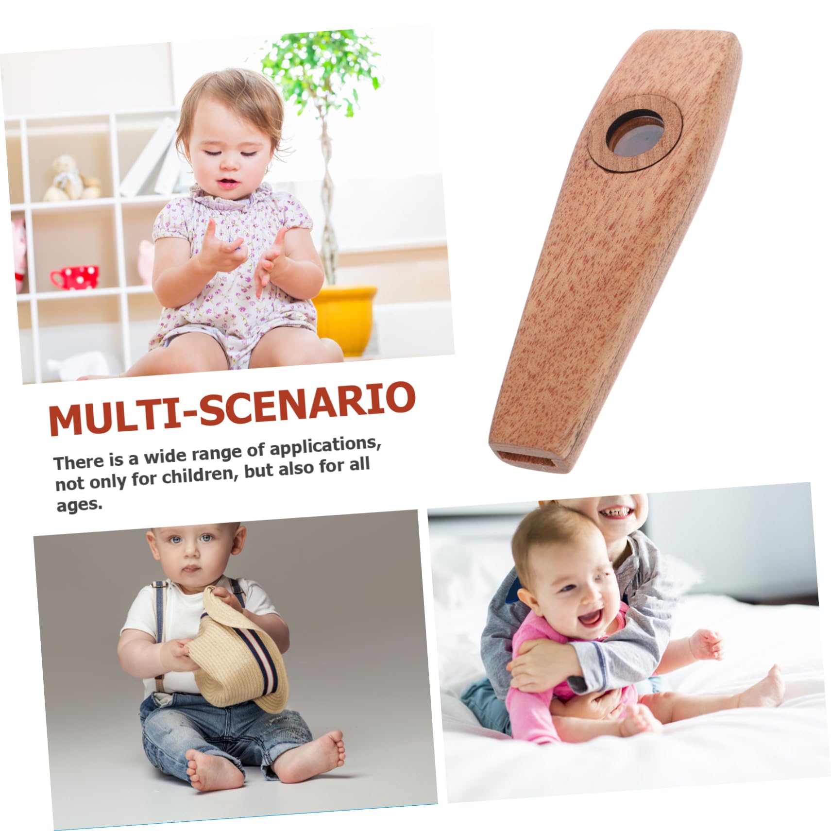 3 Pz Kazoo strumento musicale a bocca strumento musicale per principianti bambini divertente compagno di chitarra strumento orff di legno