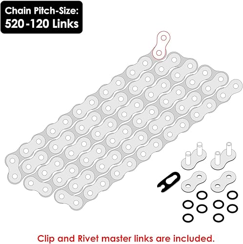 Miniatura 2 de Replacement Part OEM for O-Ring Drive Chain for Polaris Scrambler 500 4X4 1997-2012 Red Index-DDR965-GTF1-35154