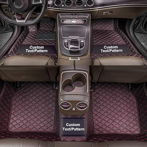 Tapetes personalizados para suelo de automóvil, con logotipopatrón para SUV, camioneta, sedán, coupé, tapetes de piso de automóvil para todo tipo de