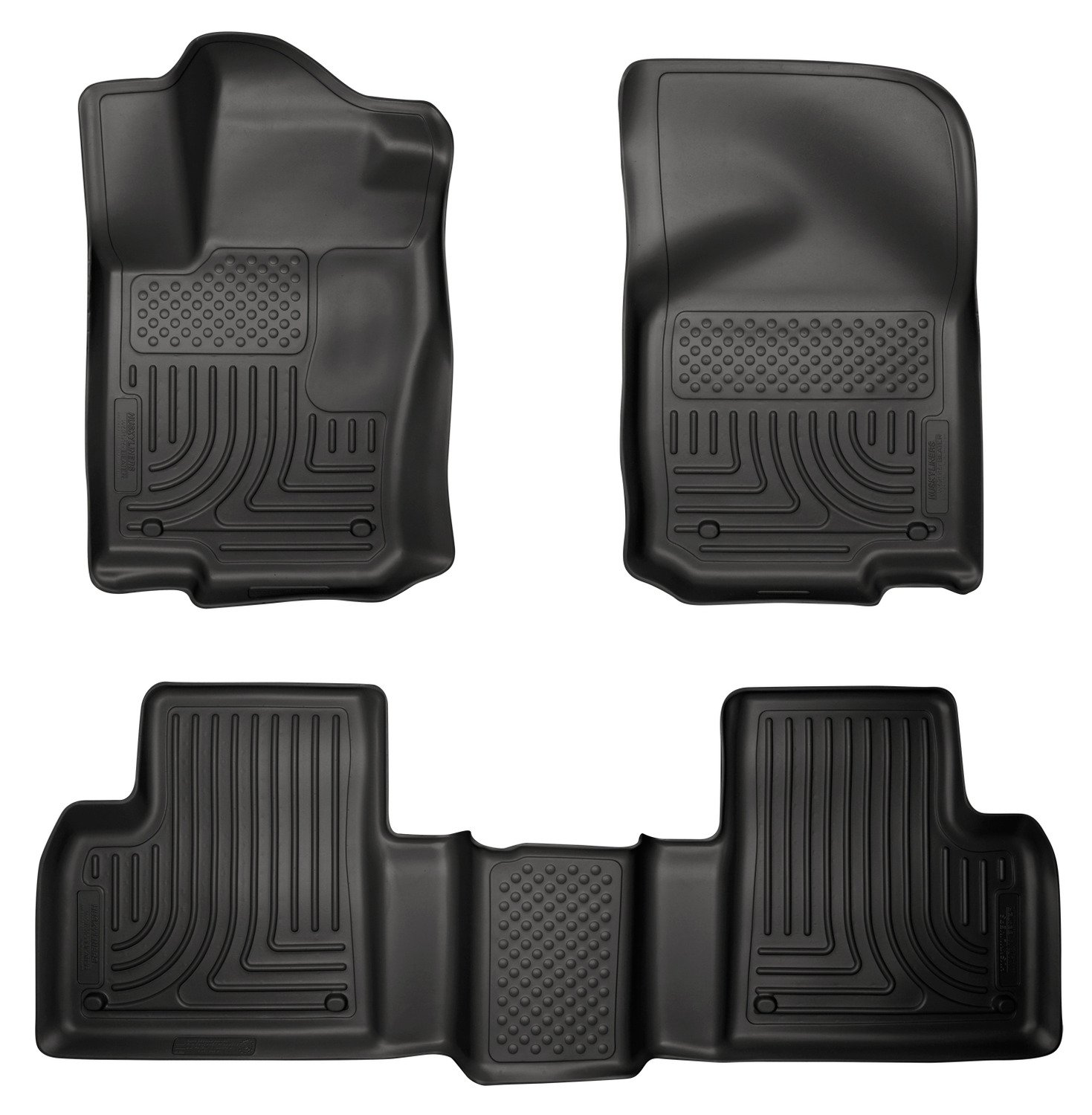 Husky Liners Weatherbeater Floor Mats Fits 2012-2015 Mercedes-Benz ML350 2013-2016 GL350 GL450 2016-2017 GLE300d GLE400 and More See