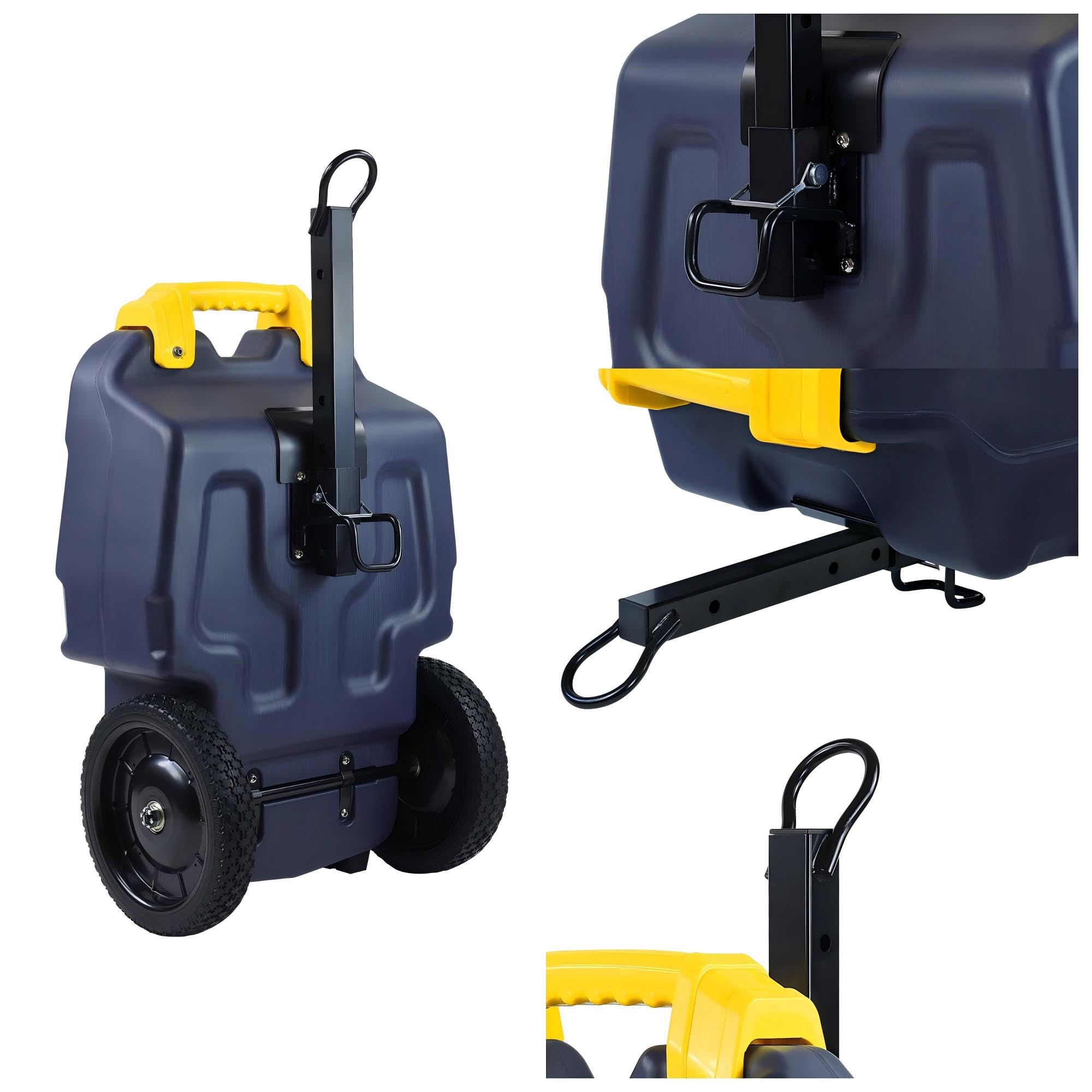Amazon.com: Venustank 16 Gallon RV Portable Waste Tank 2 Wheel