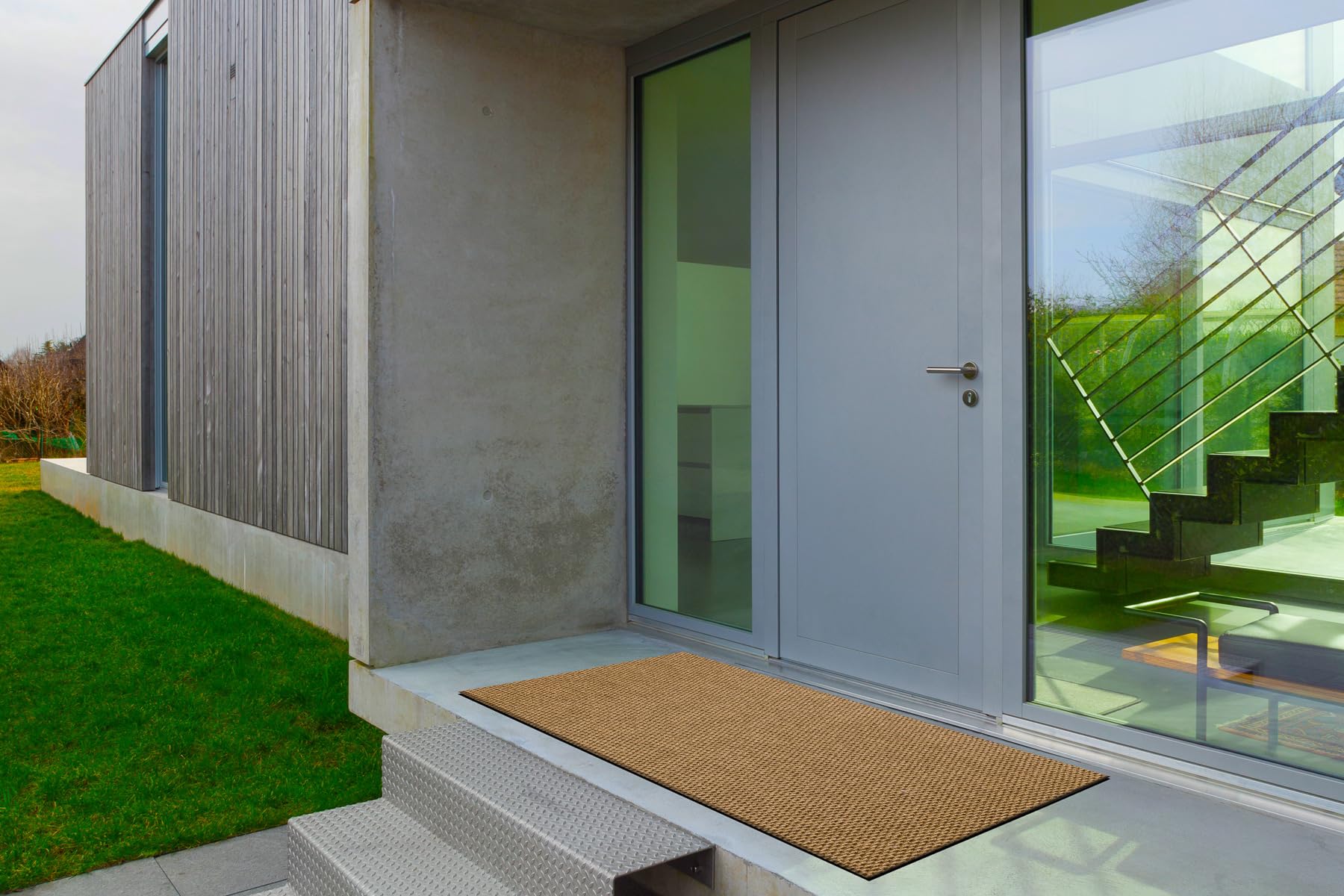 rugsx Paillasson Vigor antidérapant int./ext. Cocos Marron 0226 100x700 cm