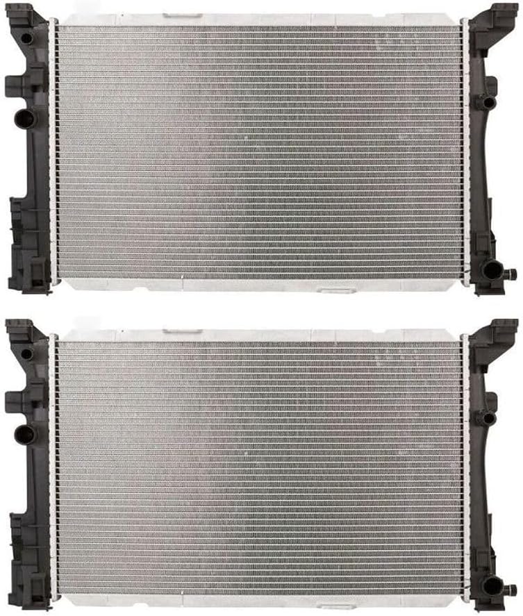 2 Set of - Radiator Rows with Automatic or Manual Transmission for Benz for CLA250 2014-2019 for GLA250 2015-2020 for B250 2013-2018