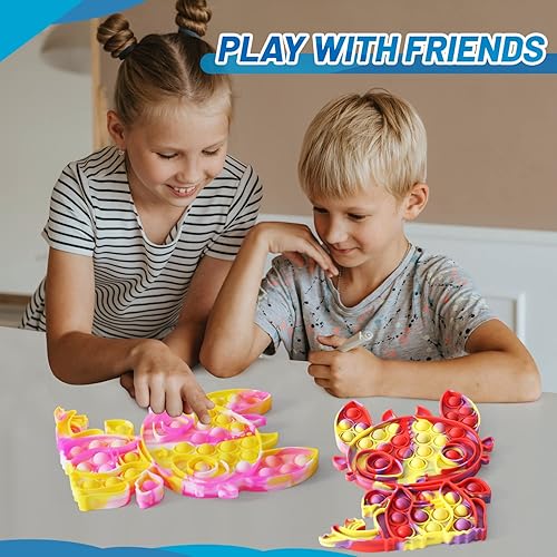 Miniatura 5 de Juguete sensorial para ansiedad con burbujas para apretar y aliviar la ansiedad y el estrés el nuevo dragón de la noche juguete sensorial para el