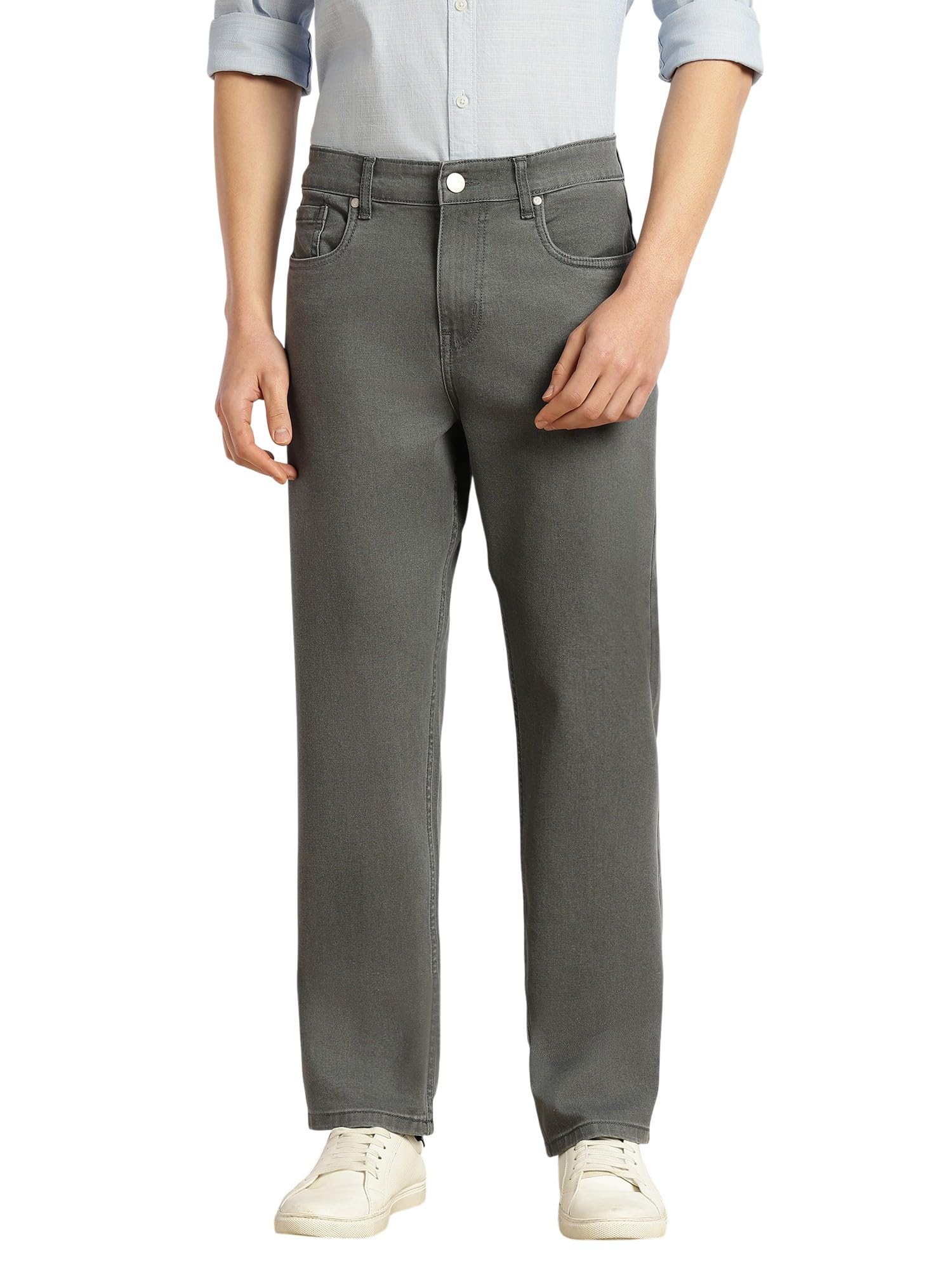 thomas scott Men's | Cricket Club Collection | Mid-Rise | Straight Fit | Faded | 5 Pockets | Stretchable Jeans-picture-41
