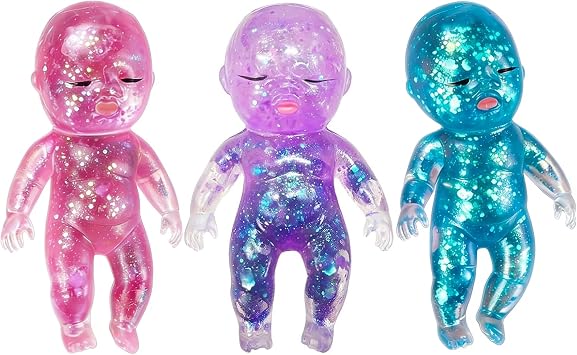 3pcs Baby Squishy Glitter Slow Rising