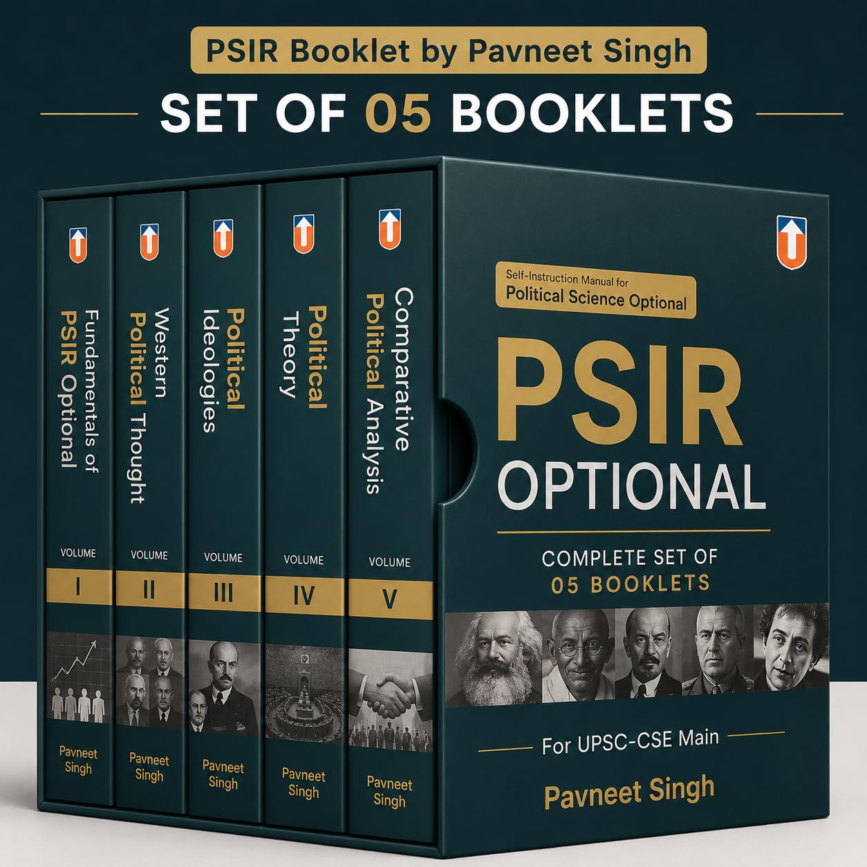 PSIR Optional Complete Set of 5 Booklets by Pavneet Singh, Political Science, for UPSC CSE Mains. (Psir Optional Booklet Series By Pavneet Singh)