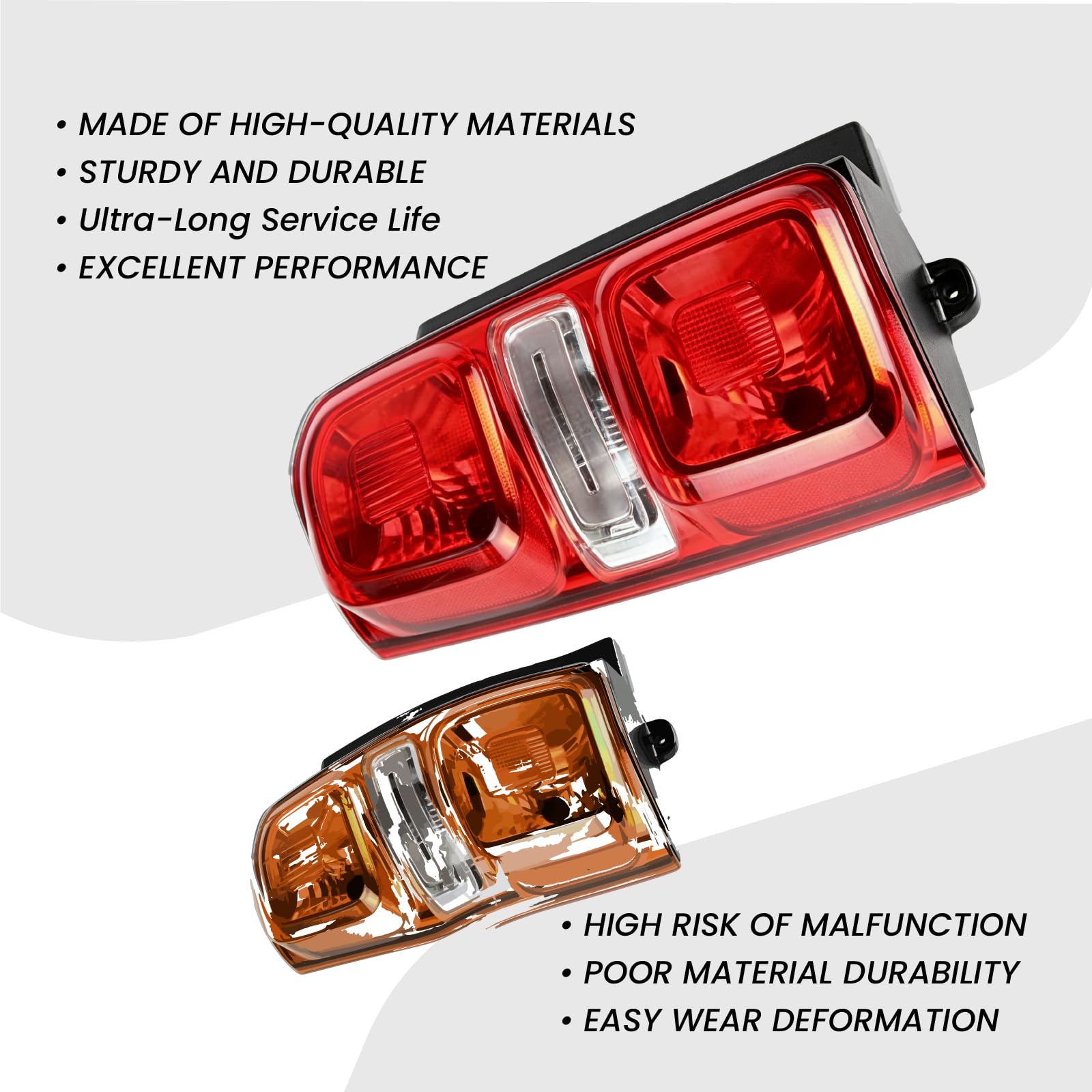 Faro trasero para Peugeot Expert Traveller a partir de 2016, Citroën Jumpy Spacetourer a partir de 2016, Toyota Proace, Opel Vivaro a partir de 2019, Zafira Life a partir de 2019, luz trasera