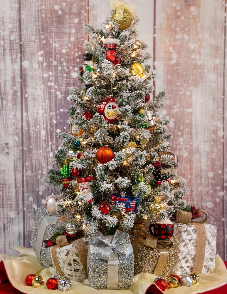 Boston International Christmas Winter Holiday Glass Tree Ornament, 6-Inches, Xmas Cactus - Image 3