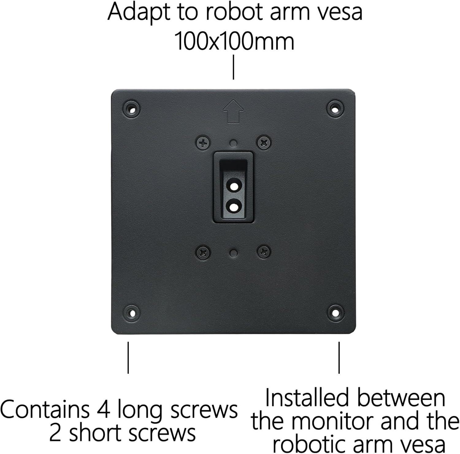 727pk Vesa Mount Adapter Compatible with HP Series 7 Pro 27", 34", 38" Series Monitor(Fits 727pq,727pu,727pk,727pm,727w,738PU,734PM Monitor)