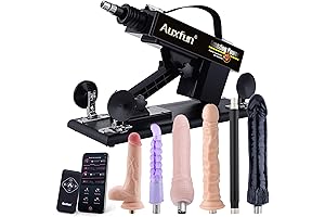 AUXFUN Automatic Sex Machine: Unleash Sensual Pleasures with Remote Control and Dildo