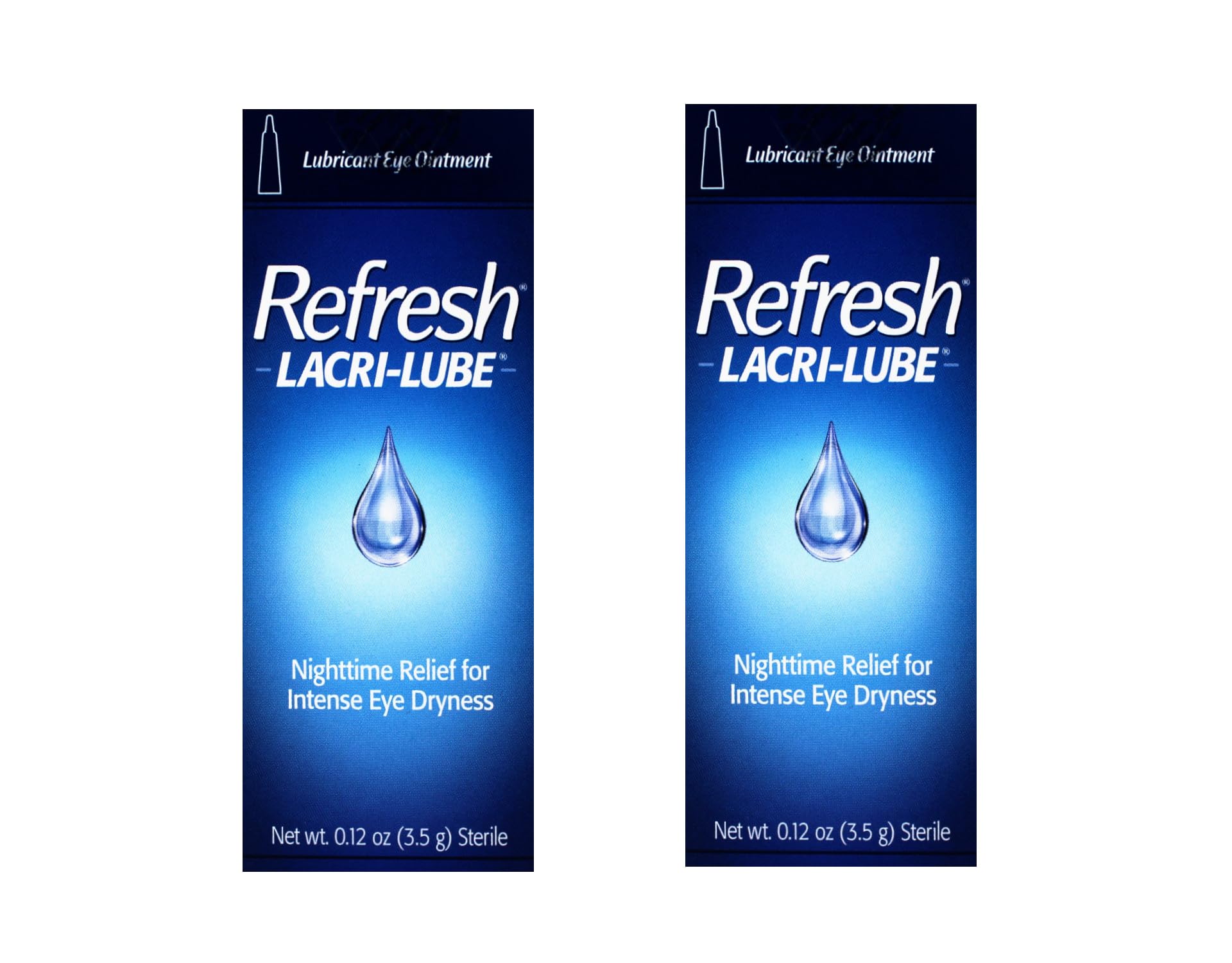 REFRESH LACRI-LUBE Lubricant Eye Ointment 3.50 g (Pack of 2)