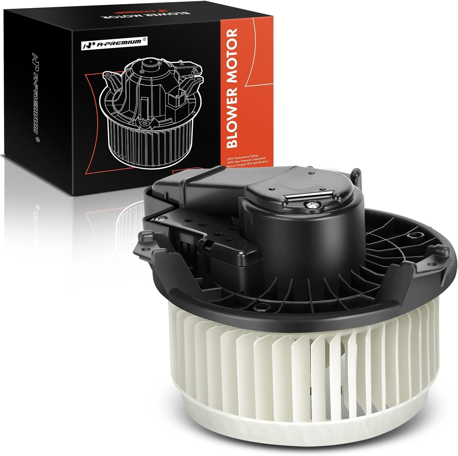 A-Premium Front HVAC Heater Blower Motor Compatible with Toyota Camry 2007-2017, 4Runner 2010-2023, Highlander, Venza & Lexus ES350, ES300h & Dodge Journey, with Fan Cage