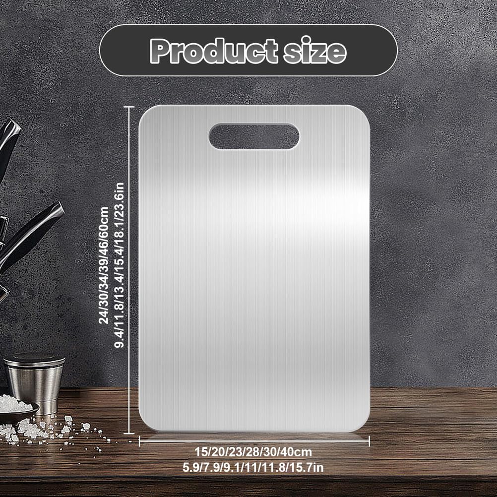Tabla de cortar, ligera, segura para carne, frutas y verduras, material puro duradero, ideal para cocineros y cocineros caseros