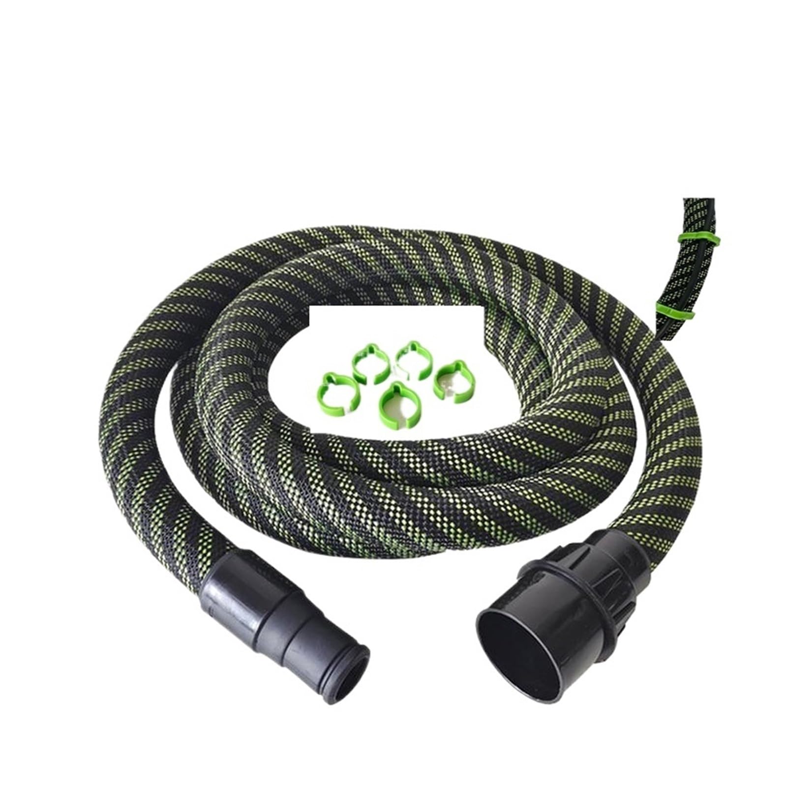 Tpxlxygry 1Pcs 3.5M Anti-Static Dust Hose ，Compatible For Festool，Compatible For Mirka ，Grinder, Dust Extraction Pipe With 5 Free Clips, Abrasion Resistant Sanding Vacuum