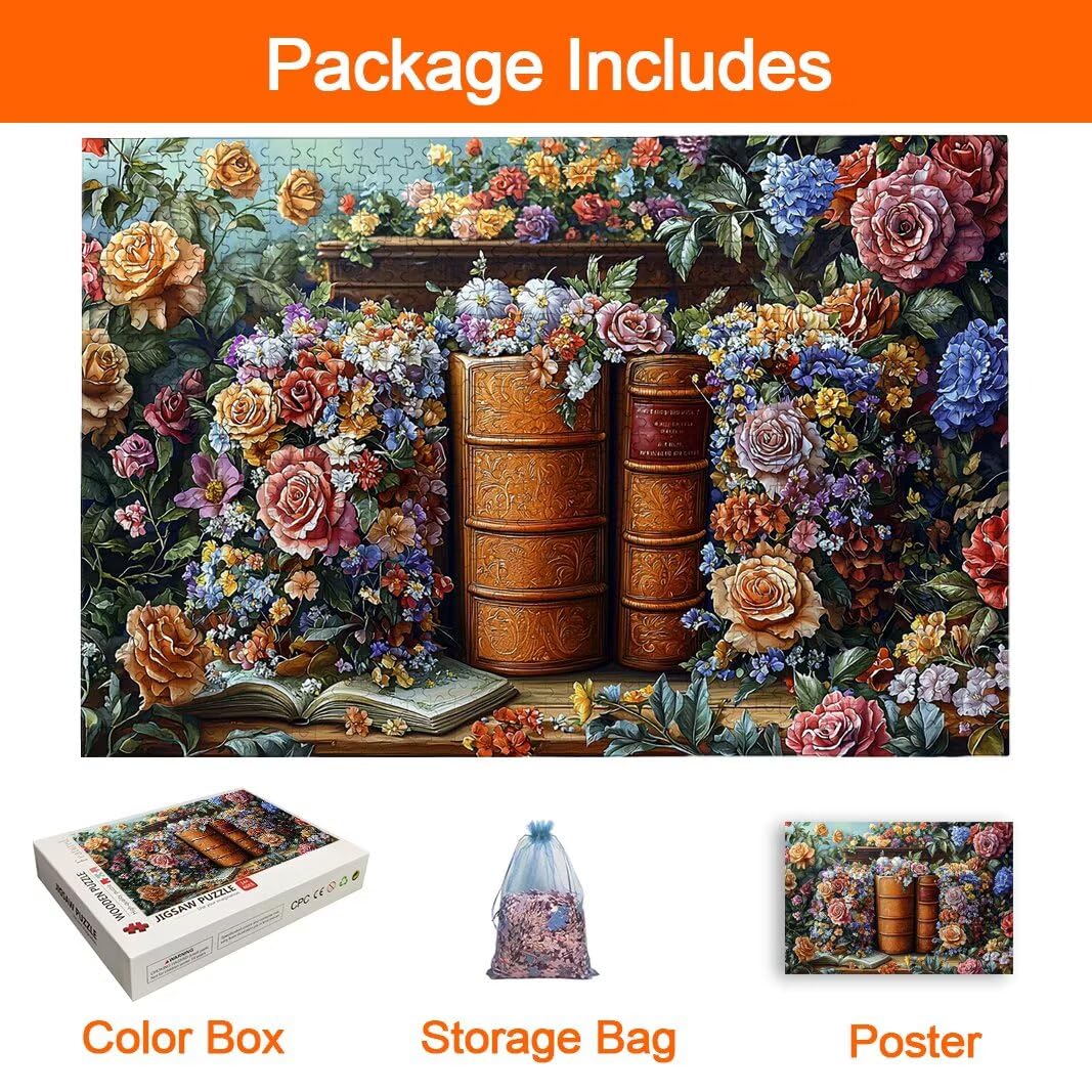 Puzzle 2000 Pezzi, Puzzle Fiori, Misura: 100x71cm, Regalo Donna/Uomo -8799