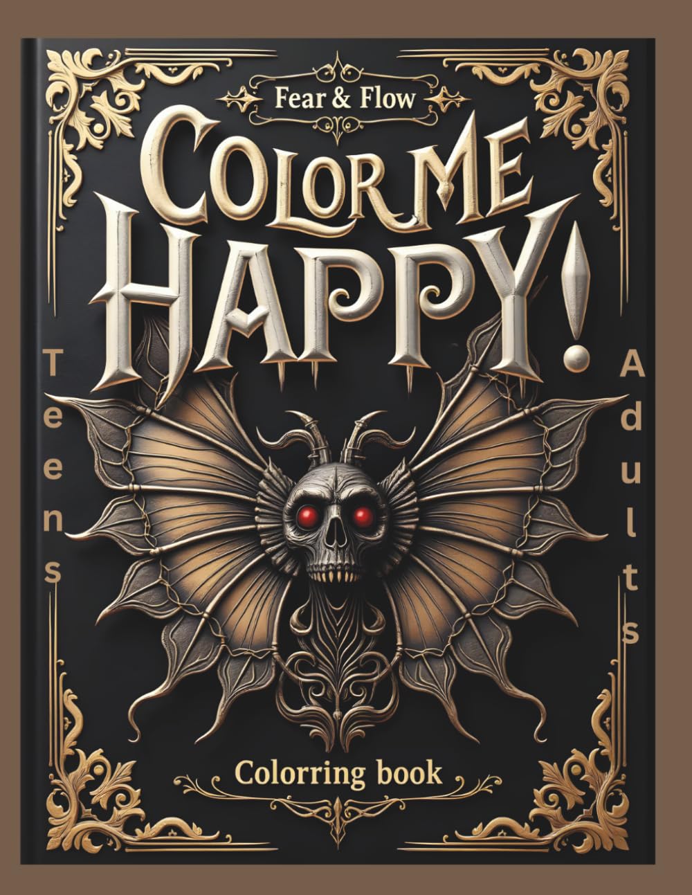 Color Me Happy! Coloring Book Teens & Adults: Mindful Escape: Intricate Patterns and Surreal Architecture for Relaxation.