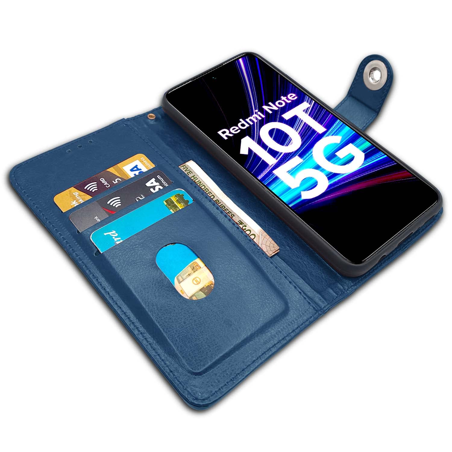 Étui En Cuir PU Pour Xiaomi Poco M3 Pro/Redmi Note 10 5G 6, 5'' Motif - View #6