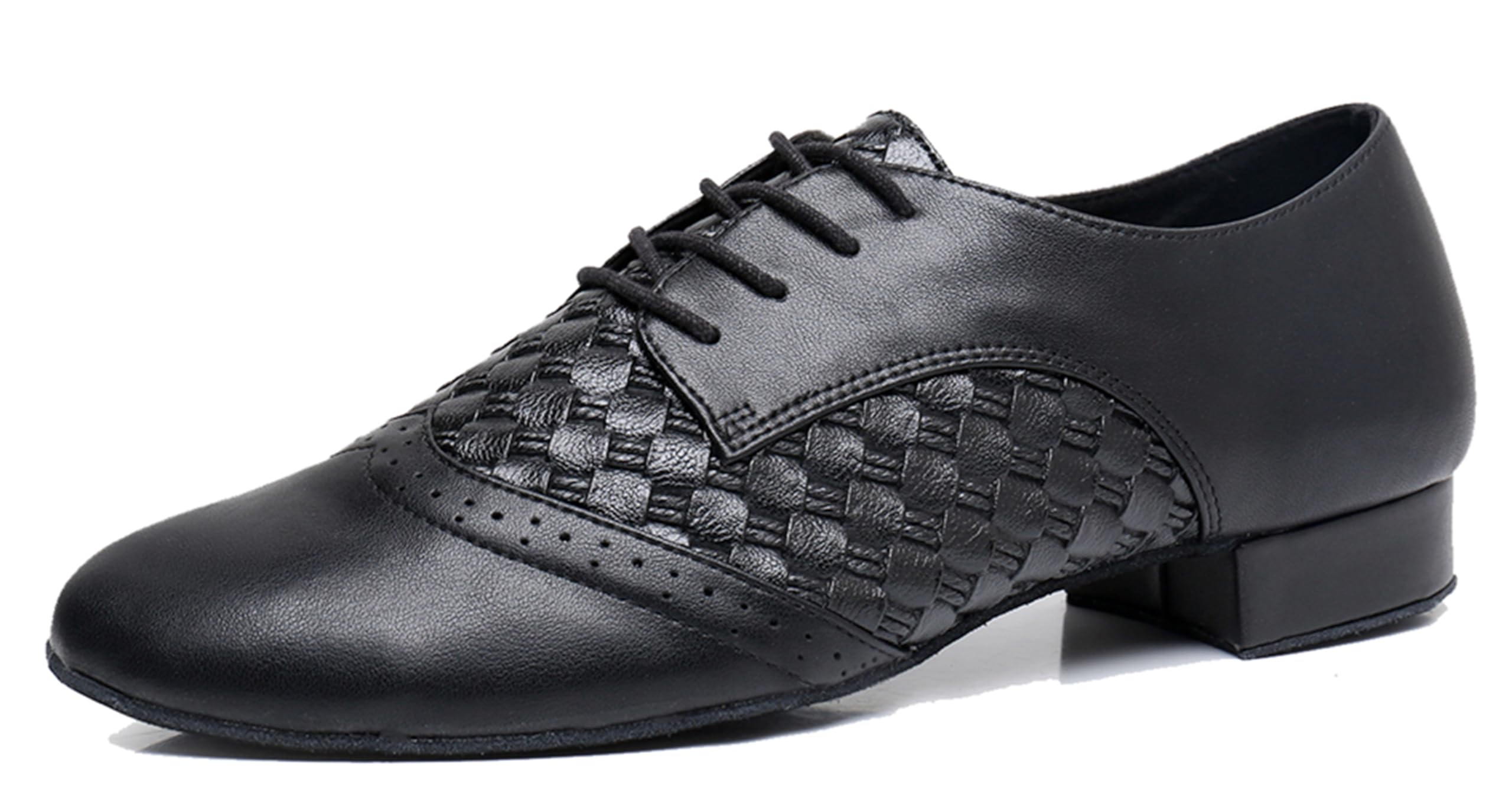 Męskie buty do tańca towarzyskiego sznurowane buty do tańca latynoskiego