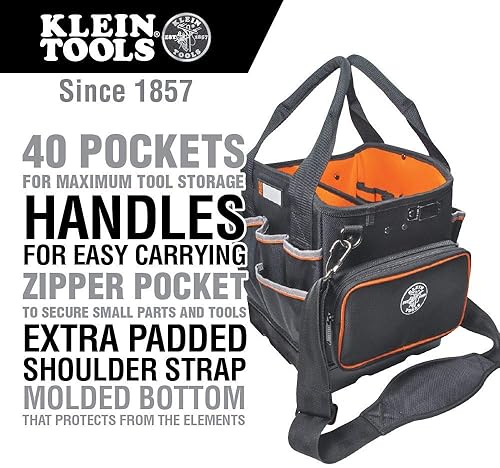 Miniatura 10 de Klein Tools 55419SP-14 Bolsa de herramientas con juego de destornilladores y accesorios