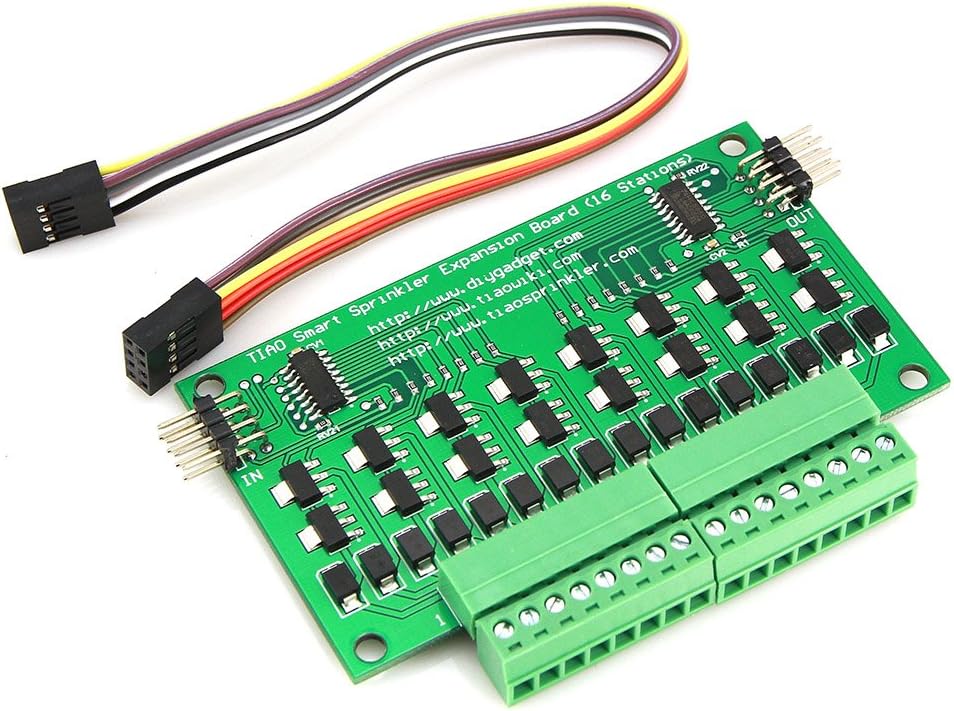 TIAO Smart Network Sprinkler Controller 16 Station Expansion Board Zone Expander