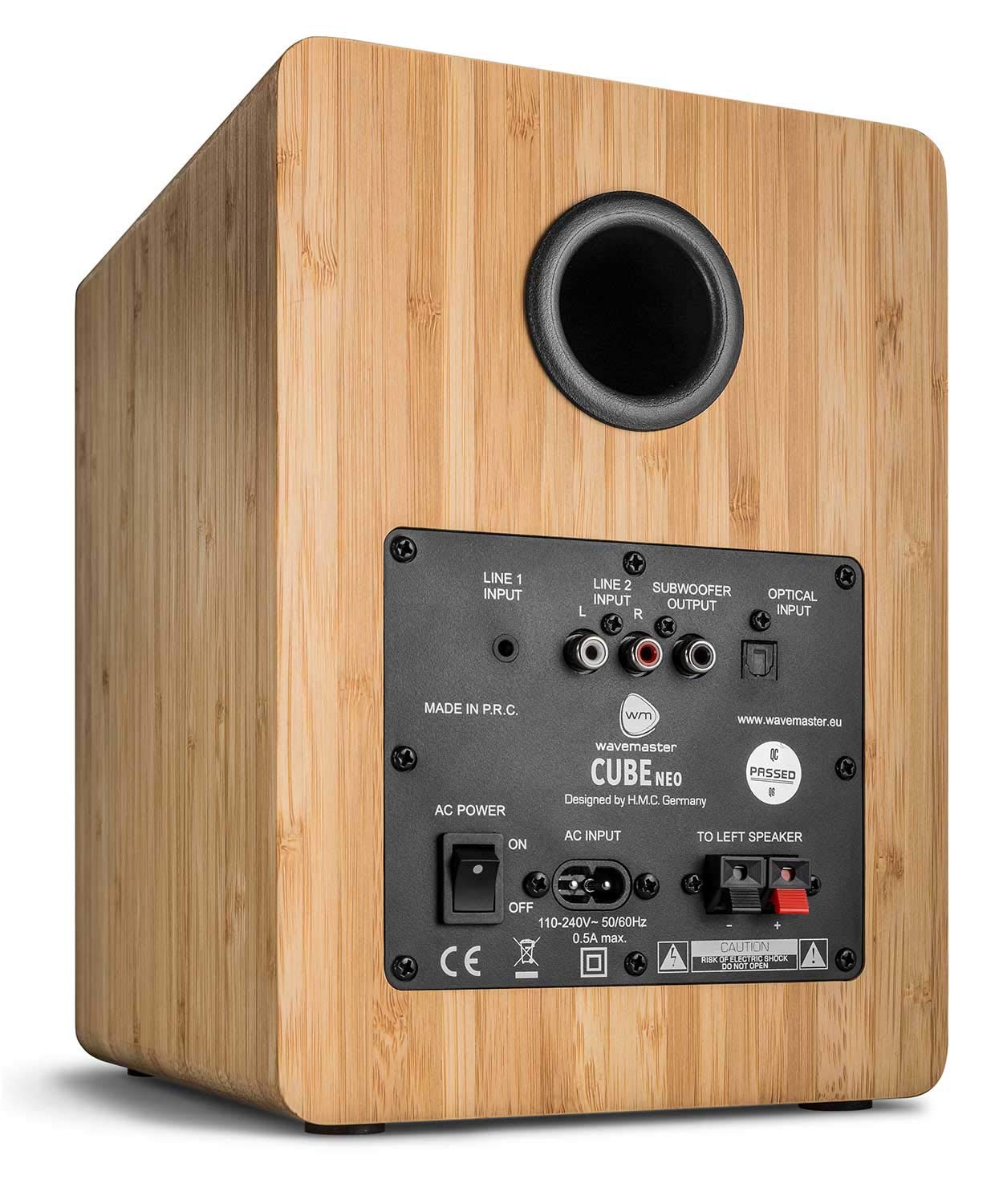 Wavemaster CUBE Neo Active Bookshelf Studio Bluetooth Speakers, 2 x