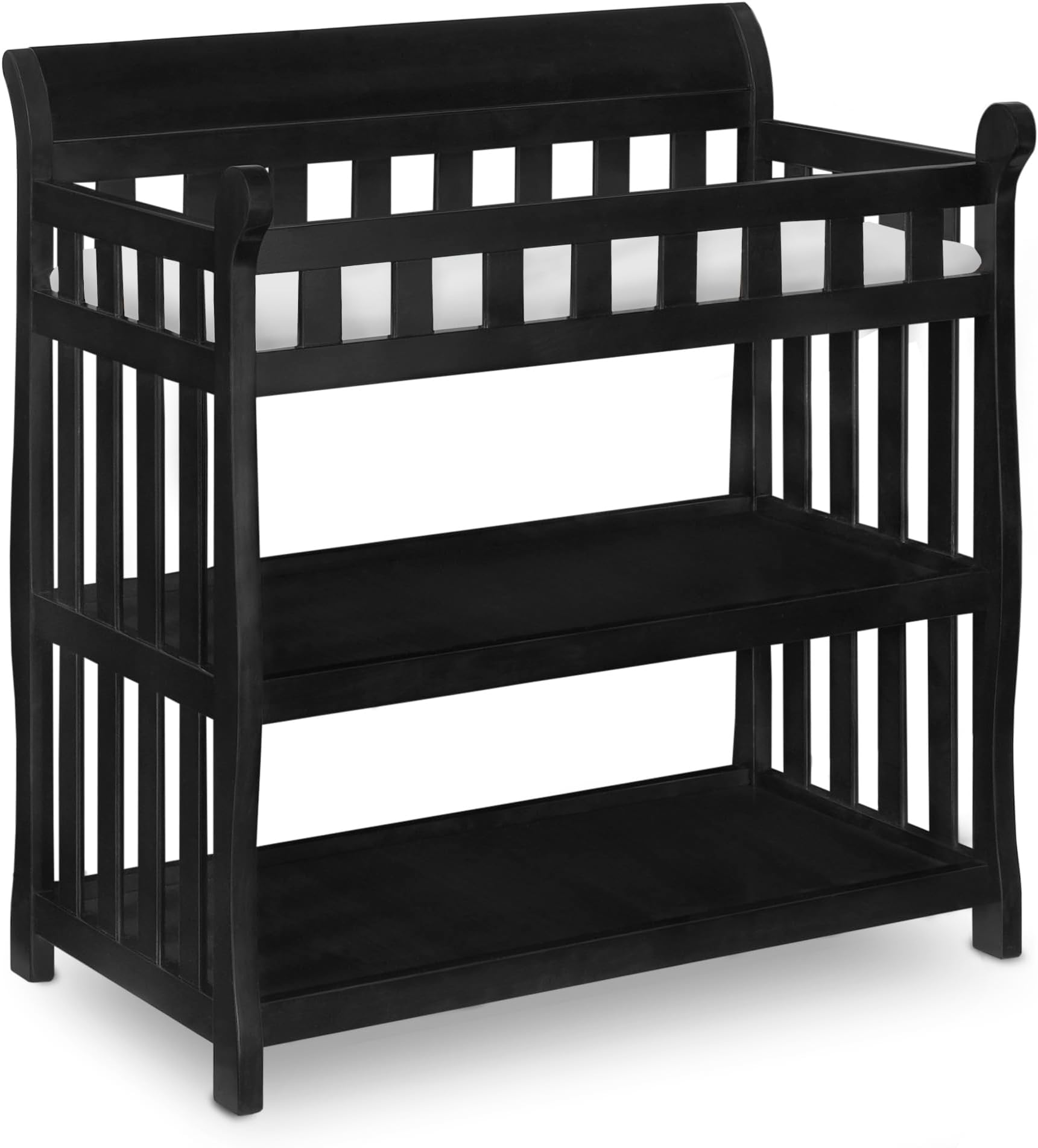 Delta Children Eclipse Changing Table, Ebony Black