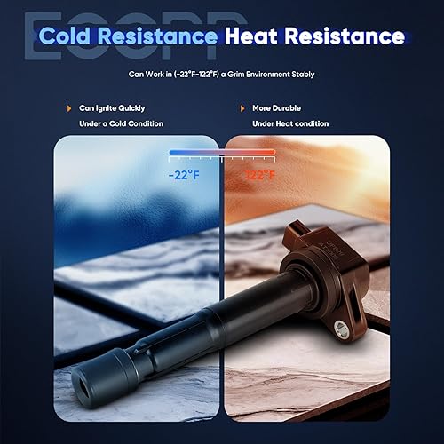 Vista 1797 de ECCPP Bobinas de encendido portátiles de repuesto para automóvil compatibles con Infiniti I30/para Nissan Maxima 3.0L V6 2000-2001 Reemplazo