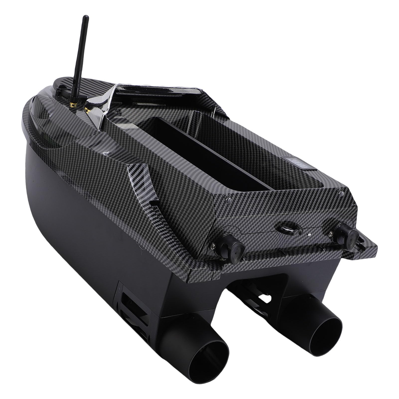Barco de Cebo RC de Doble Tracción 800M |Barco Buscador de Peces con Corrección Automática de Rumbo con Luz Nocturna para Piscinas y Lagos